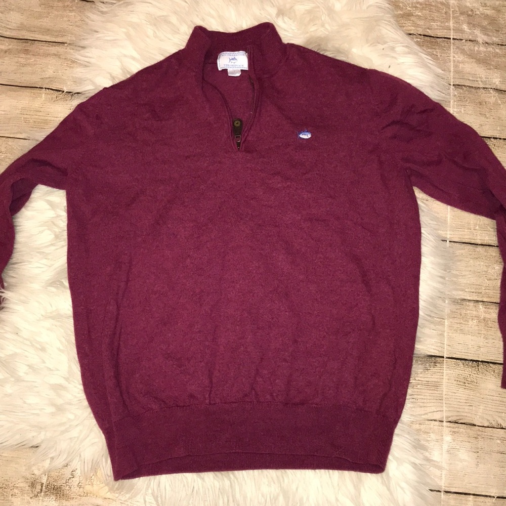 Southern Tide Merino Wool Quarter ZIP Sweater